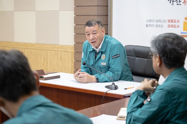 최원철 공주시장, 장마철 집중호우 대비 철저 지시...재난안전대책본부 구성