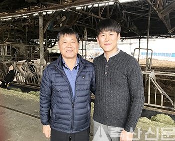 <본지·농협 주최 가업승계·축산창업 우수사례 공모전 ‘최우수상’>가업승계 / 경북 군위 강훈목장(조영훈·조규제 부자)