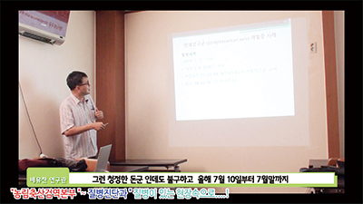 검역본부, 돼지 질병 진단사례 동영상 제공