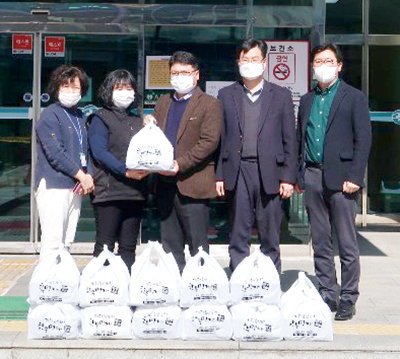 <나눔축산>보건소에 한우명가 도시락 제공