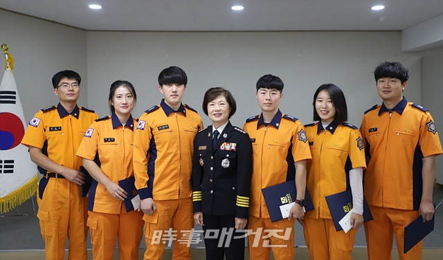 목포소방서, 생명 구한 구급대원 하트세이버 수여