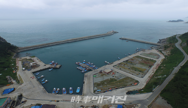목포지방해양수산청, 완도 보길도 보옥항 부잔교 완공
