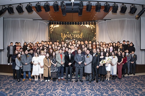 한국 대규모 필라테스 기업 에스바디워크필라테스 2019년 송년회 진행, 국내 기업체 후원 함께해