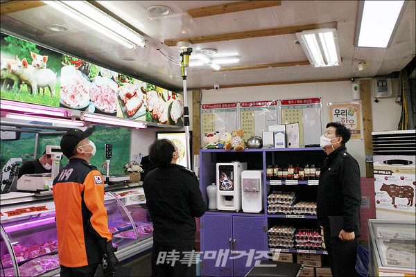 광주 남부소방서, 전통시장 화재알림시설 운영