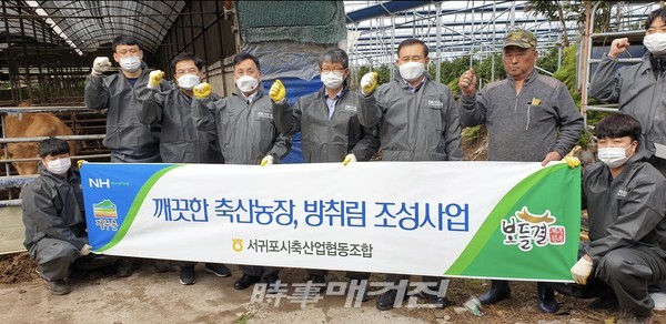 [포토뉴스] 서귀포시축협, 방취림 식수 행사로 청정축산 만들어요