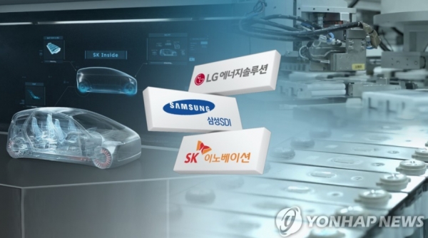 1~2월 글로벌 전기차용 배터리 사용량 국내3사 톱10 고수
