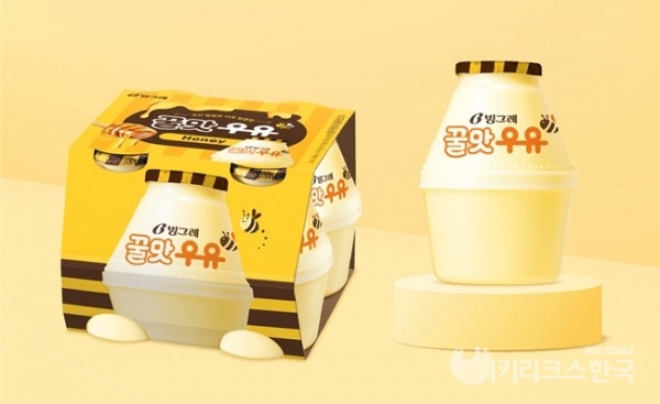 빙그레, 꿀조합 신제품 꿀맛우유 출시