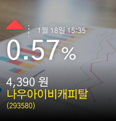 (나우아이비캐피탈정보) 주가 0.57% 4,390원