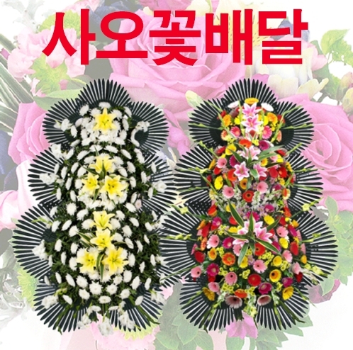 병원장례식장 근조화환 전문 사오꽃배달플라워, 전국배송서비스 개시