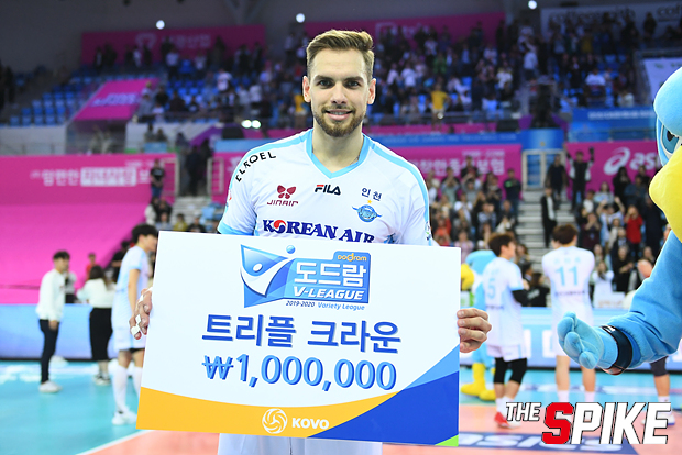 [기록] 28점 비예나, 팀 승리와 함께한 트리플크라운 달성…개인 1호