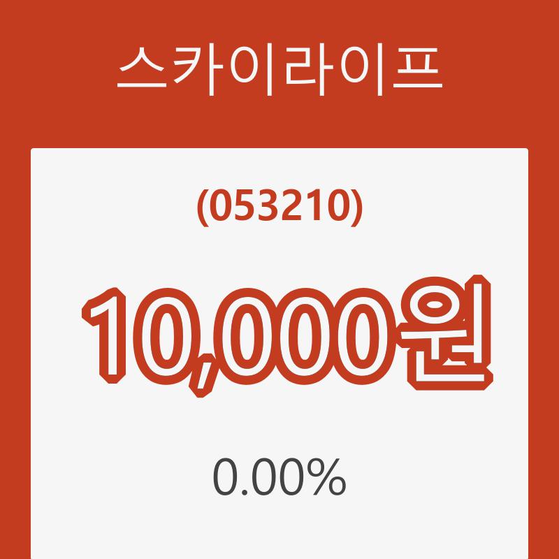(주식시세)1일 스카이라이프주가 변화에 주목, 전일대비 0.00% 변동성 기록