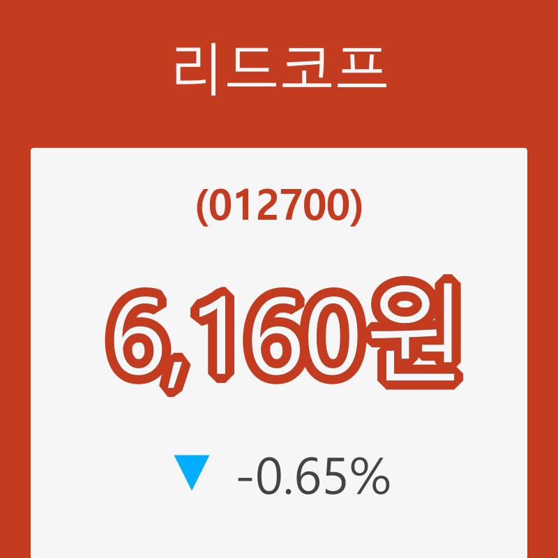 (국내주식)22일 리드코프주가 변화에 주목, 전일대비 -0.65% 이목 끌어