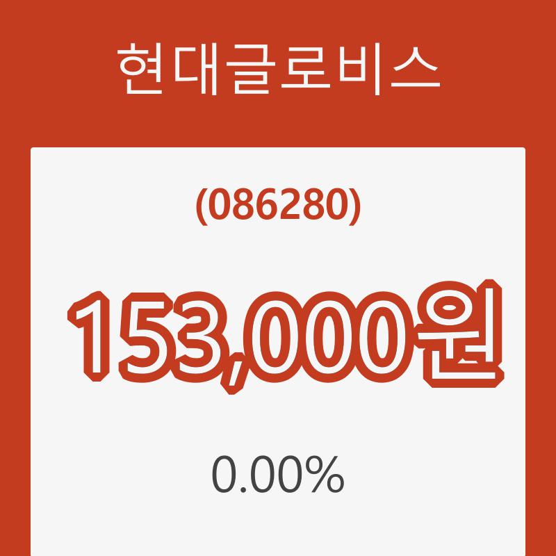 (국내주식)현대글로비스11일주가 전일대비 등락률 0.00% 이목 끌어