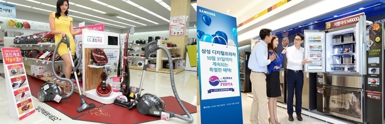 삼성-LG, 의미 없는 직영양판점 공방전