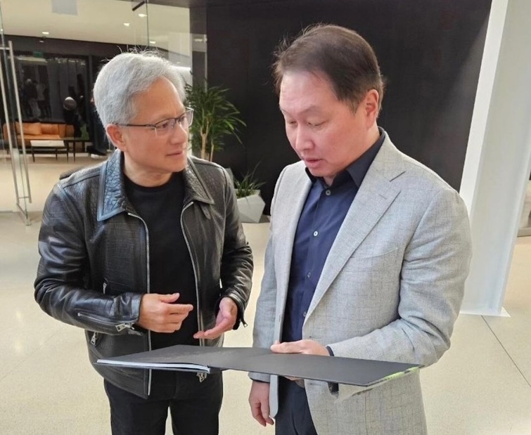 최태원 SK 회장, 엔비디아 젠슨 황 회동