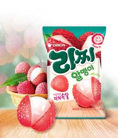 오리온, 리치 맛 젤리 마이구미 리찌알맹이 출시