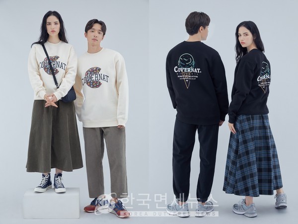무신사, 해피포인트X커버낫 콜라보 한정판 맨투맨 출시