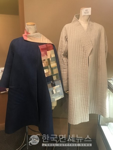 일본에서 한국전통 침선공예 누비 전시회 열려