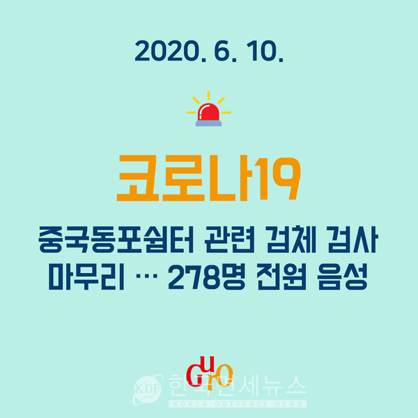 구로구 중국동포쉼터 278명 전원 음성