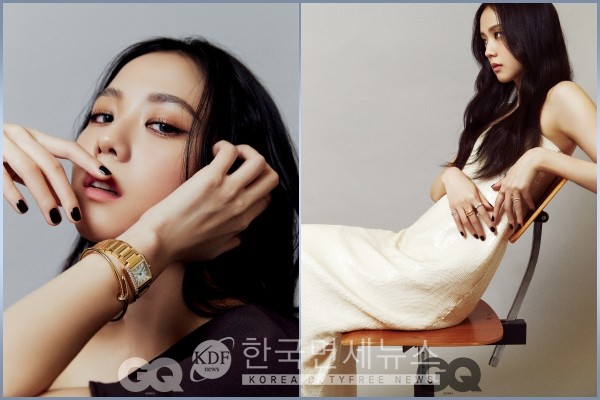 블랙핑크 지수의 손에서 까르띠에 탱크프랑세즈가 빛날때 [kdf cartier]