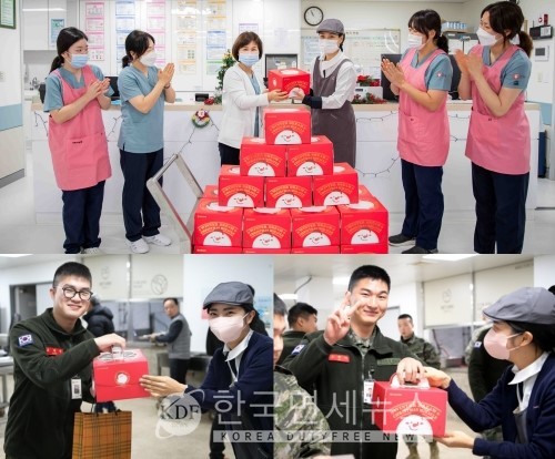아워홈, 연말 맞아 어린이병원∙군부대에 크리스마스 케이크 전달