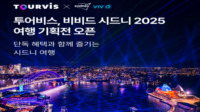투어비스, 호주 뉴사우스웨일즈주관광청과 비비드 시드니 페스티벌 기획전 진행