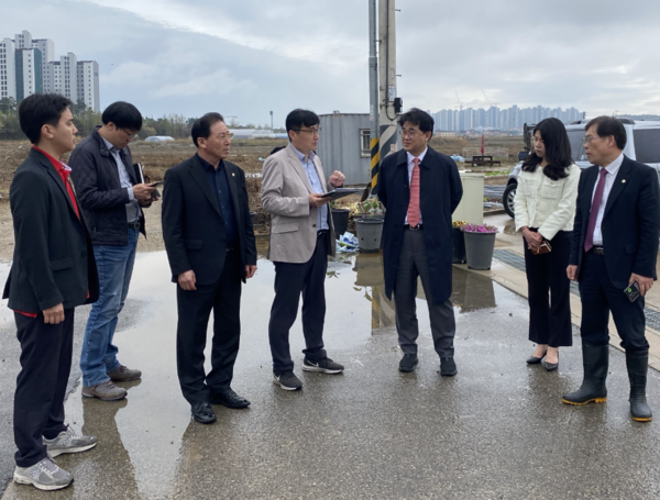 배준영 의원, 영종국제도시 종합병원 부지 찾아 현황 점검