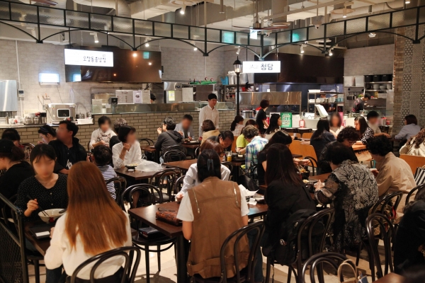부엌 결합한 식품관 분당의 부엌  고객 11%· 매출 15% 증가