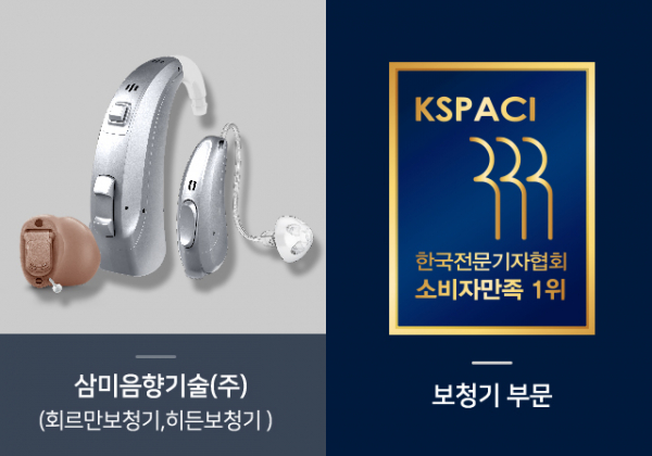 2022 소비자 만족 서비스-보청기부문, 삼미음향기술 선정