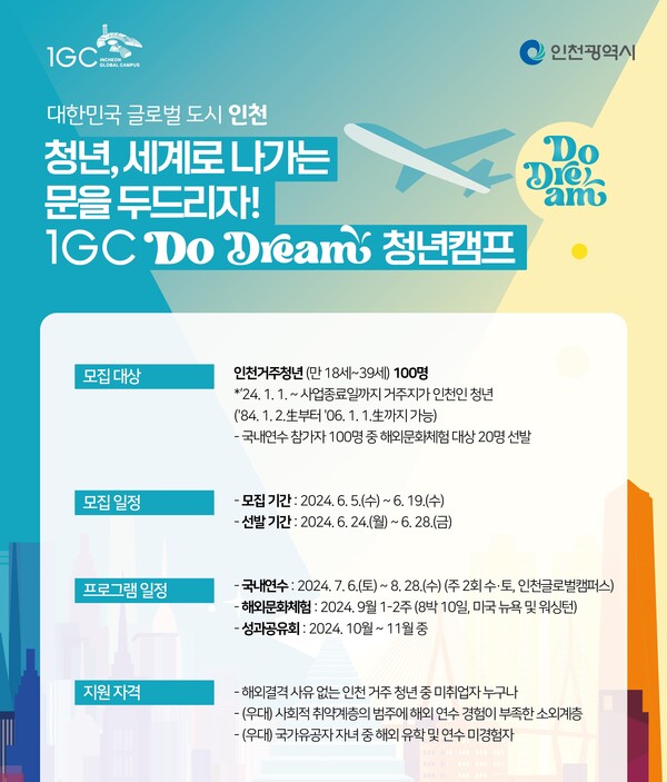 인천글로벌캠퍼스, IGC 두, 드림 참가자 모집