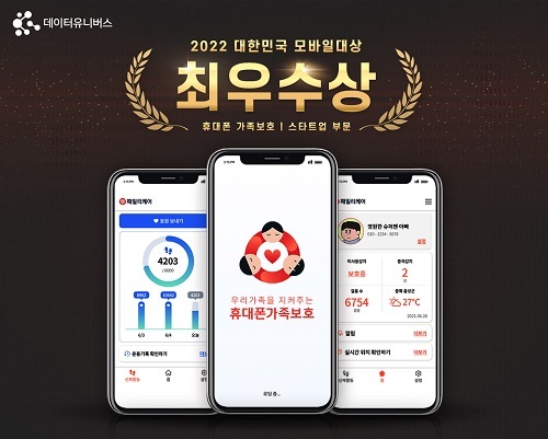 데이터유니버스, 2022년 대한민국 모바일대상 최우수상 수상