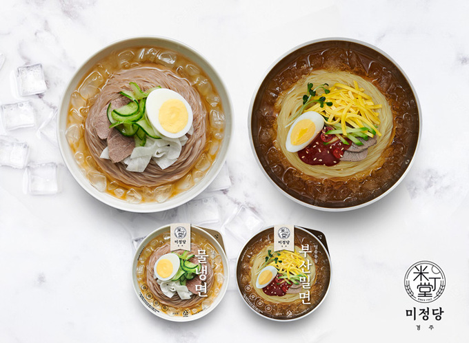 경주 미정당, CU&세븐일레븐 편의점서 컵냉면 제품 3종 선보여