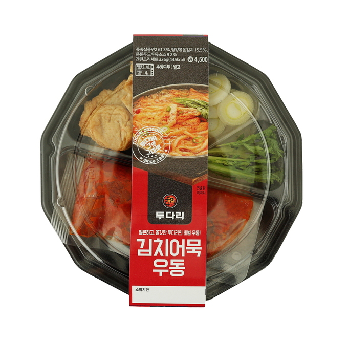 투다리 ‘김치어묵우동’, 편의점에서도 맛본다
