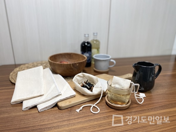 강화 소창으로 만든 친환경 제품 신규 브랜드 목화다방