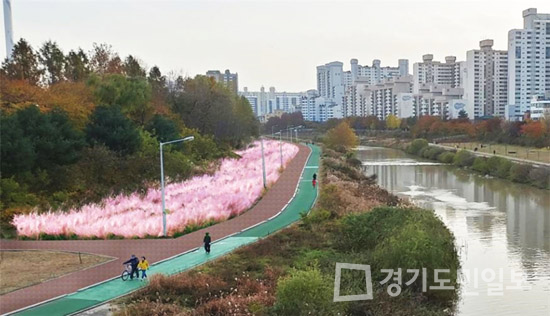 의정부시,  중랑ㆍ회룡천 친수공간 변화