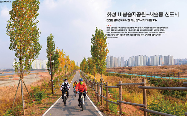 화성 비봉습지공원~새솔동 신도시