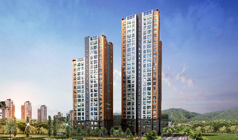 목감지음재파크뷰 단지 사진