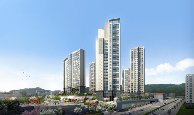 인창 아파트 투시도