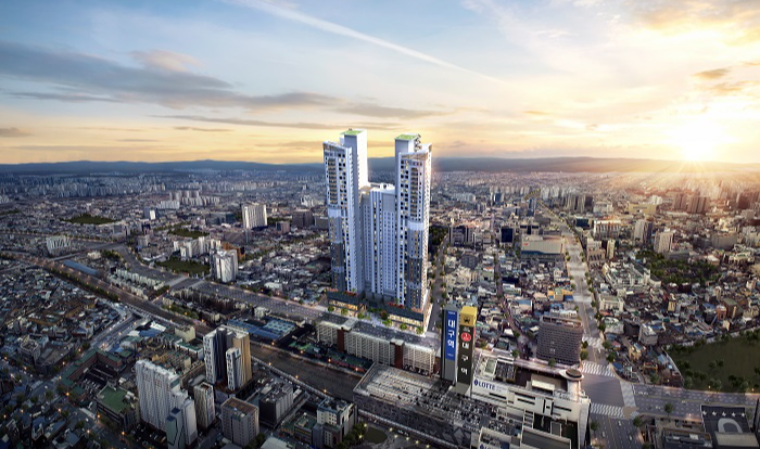 한라하우젠트 아파트 투시도