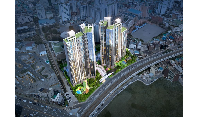 보라맨션 아파트 투시도