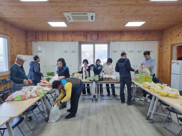 봉개동지역사회보장협의체, 4월 행복한 나눔푸드 전달