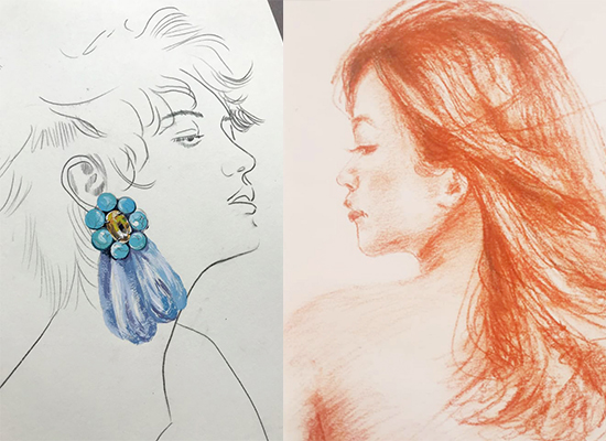 헤어 디자이너들이 말하는 헤어 스케치의 매력 ①