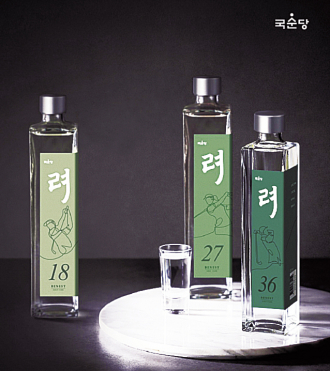 국순당-베네스트 협업 골프장 전용 증류 소주 려×베네스트 3종 출시