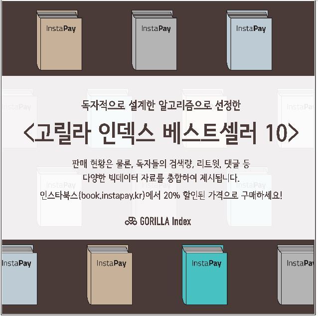 고릴라인덱스 7월 세째주 베스트10 발표..1위 더해빙