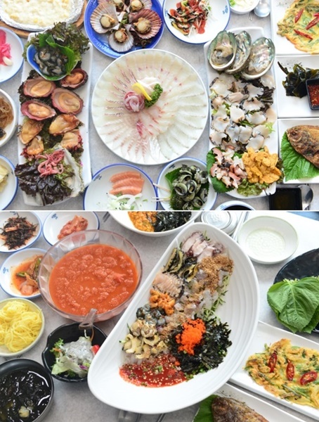 따뜻한 실내에서 오션뷰 보며 맛보는 달인의 물회… 거제도 맛집 웅아횟집