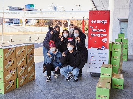“미리 메리 크리스마스”…HDC현산, ‘산타 원정대’ 봉사 참여