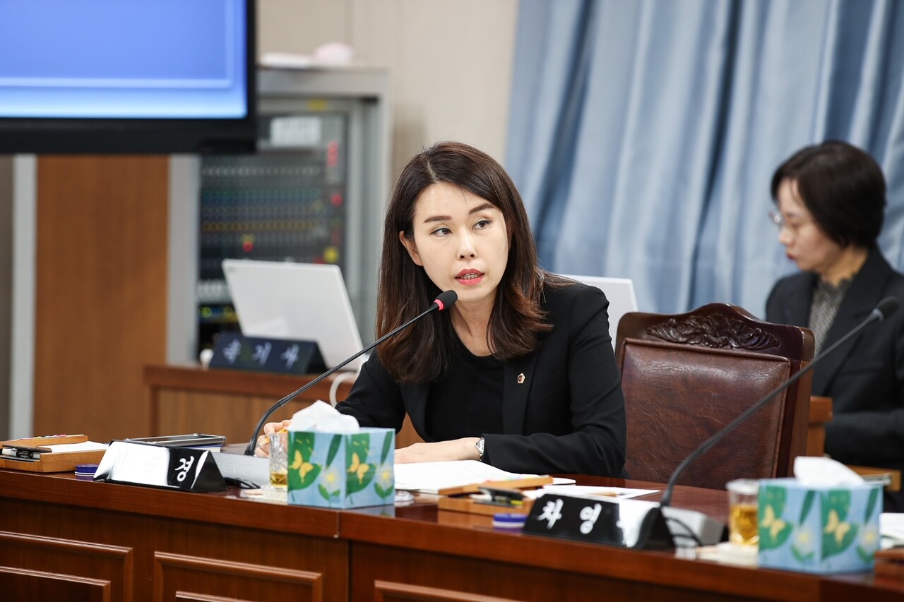 한숙경 전남도의원 순천 선월지구 고등학교 신설 촉구