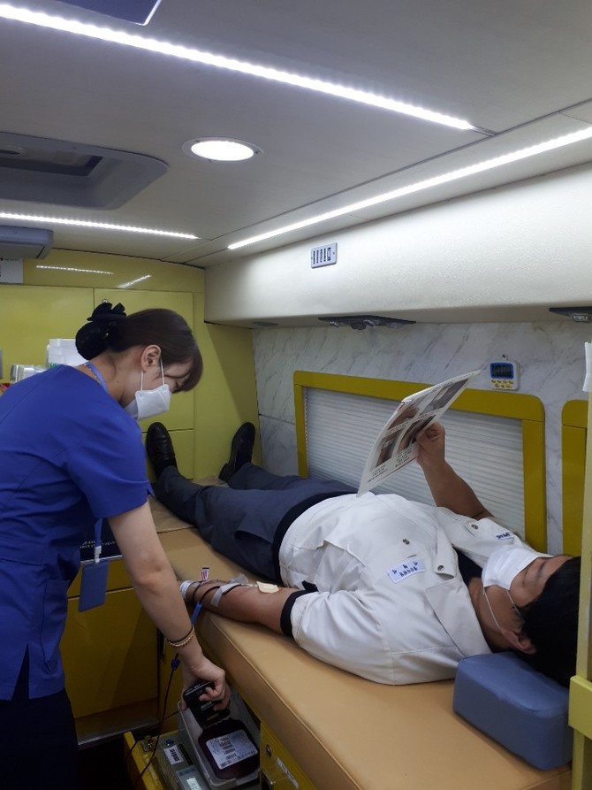 혈액 수급 돕자…남양유업 나주 공장, 헌혈운동 동참