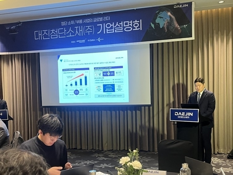 [특징주] 대진첨단소재, 코스닥 상장 첫날 급등