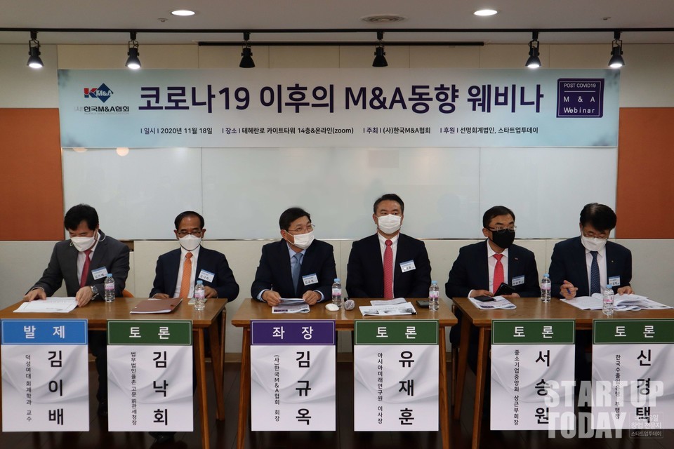 한국M&A협회, 코로나19 이후의 M&A 동향 웨비나∙∙∙코로나19 위기 해소 후 M&A 활성화